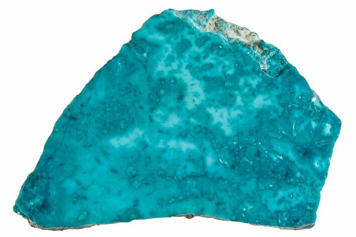 Vibrant Chrysocolla and Shattuckite Section - Mexico #281760